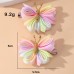 2-piece Girls Sweet Butterfly Styled Hair Clips Set