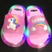 Kid's Cartoon Pattern Luminous LED Slippers