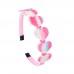 Girl Cute Love Heart Gradient Rainbow Headband