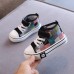 Unisex Kids Plaid Canvas Shoes