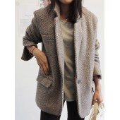 Women's shoulder padded blazer HF0404-04-04
