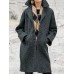 women's loose single breasted woolen coat HF1302-02-04